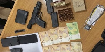 Sekuestrohen armë zjarri dhe municion në pikëkalimin kufitar Qafë Prush