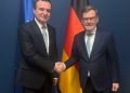 Kurti takohet me kryediplomatin gjerman, flasin për sigurinë dhe integrimin evropian