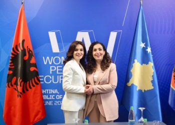 Osmani pret në takim diplomaten shqiptare, Elisa Spiropalin