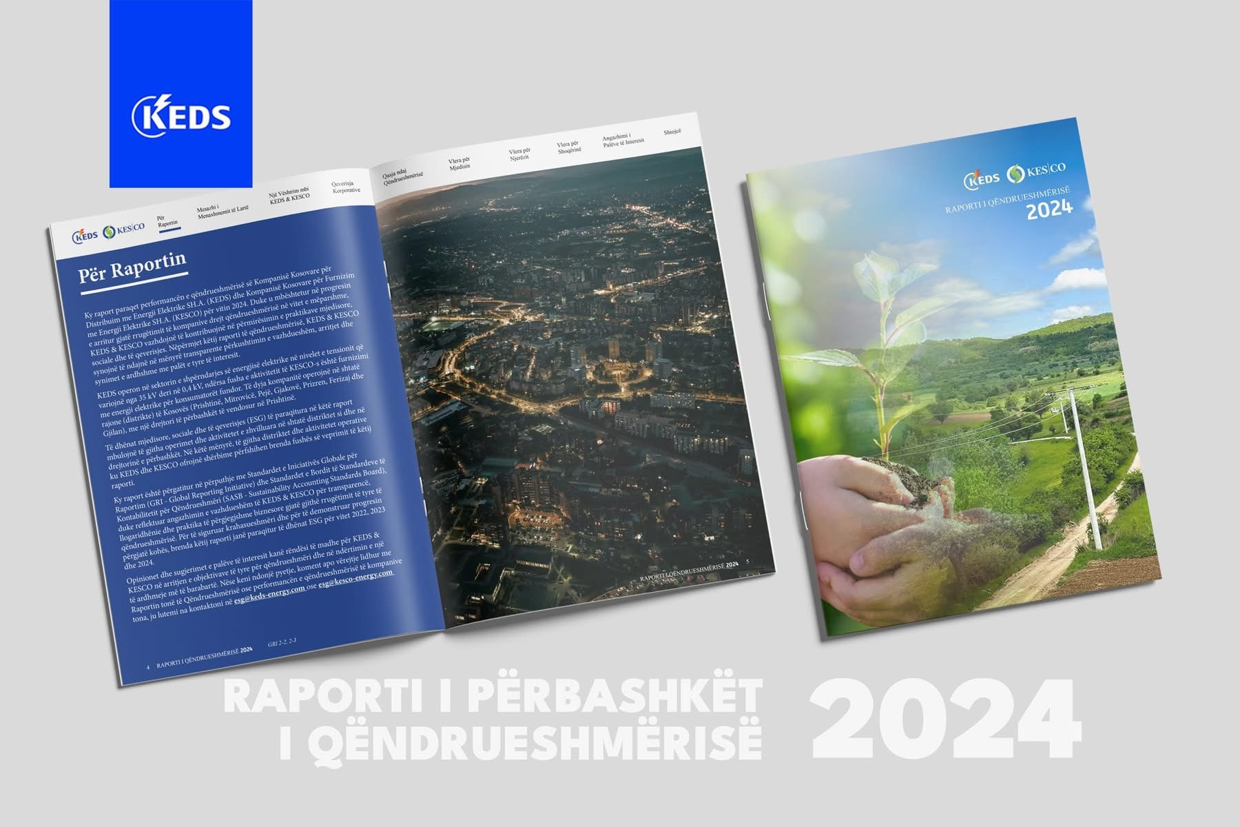 Raporti i Përbashkët i Qëndrueshmërisë 2024 i KEDS dhe KESCO