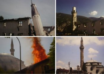 Ekspozohen fotografitë e xhamive të shkatërruara në Kosovë e Bosnje