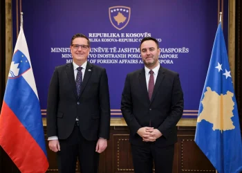 Konjufca takon ambasadorin Blaj, diskutojnë për thellimin e bashkëpunimit Kosovë–Slloveni