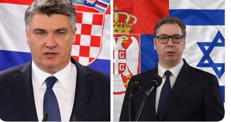 Presidenti kroat ndërpret bashkëpunimin me Izr@elin, akuzon Tel Avivin për arm@tosjen e Serbisë
