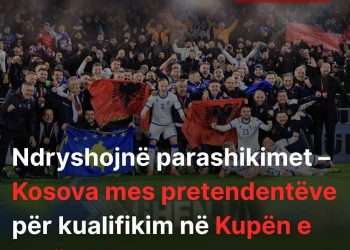 Ndryshojnë parashikimet – Kosova mes pretendentëve për kualifikim në Kupën e Botës 2026