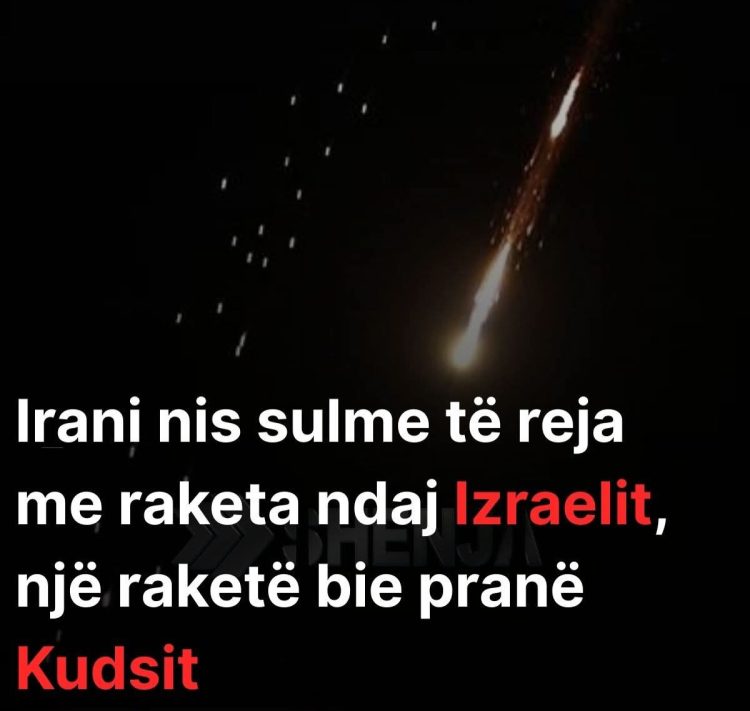 Irani nis su*lme të reja me r@keta ndaj Izr@elit, një r@ketë bie pranë Kudsit