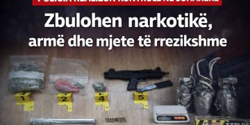 Policia realizon kontroll në Suharekë, gjen n@rkotikë, a*rmë dhe mjete të rrezikshme