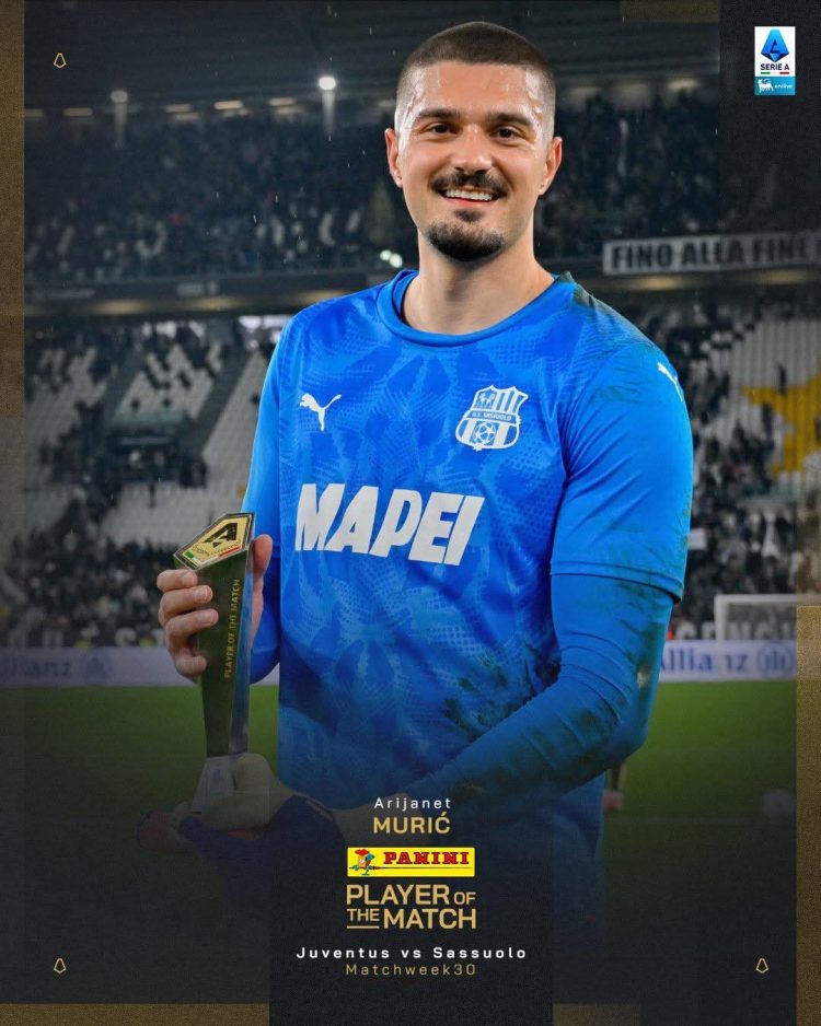 Priti penalltinë, Aro Muriq shpallet “Man of the Match” ndaj Juventusit