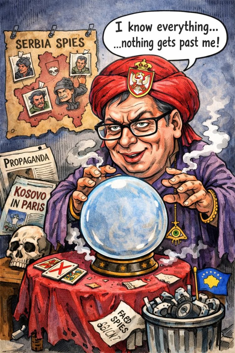 Deklarata e Vuçiqit për vizitën e Kurtit në Paris: Propagandë pa bazë e destinuar për manipulim