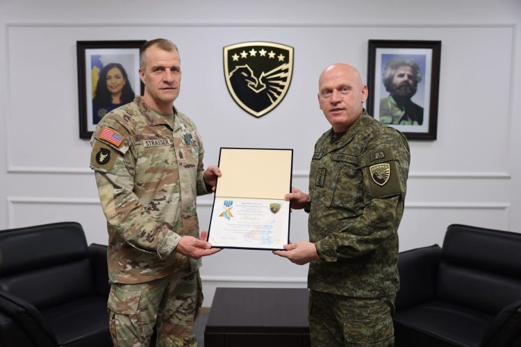 Komandanti i FSK-së priti në takim Rreshter Majorin Komandues të Gardës Nacionale të Ajovës