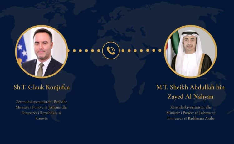 Konjufca telefonon ministrin e Jashtëm të Emirateve të Bashkuara, dënon su*lmet e Iranit