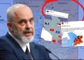 Skandali i radhës: Edi Rama për herë të tretë në publikimet e tij në rrjetet sociale e paraqet Kosovën si pjesë të Serbisë!?