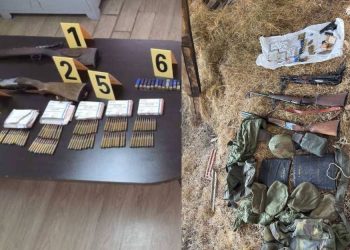 Gjenden armë dhe municion në një shtëpi të braktisur në Leposaviq