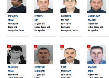 Kush janë 18 serbët në kërkim nga Interpoli për gjenocid, krime lufte dhe vrasje (Foto)