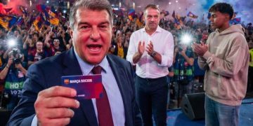 Zyrtare: J. Laporta fiton zgjedhjet, mbetet në krye të Barcelonës