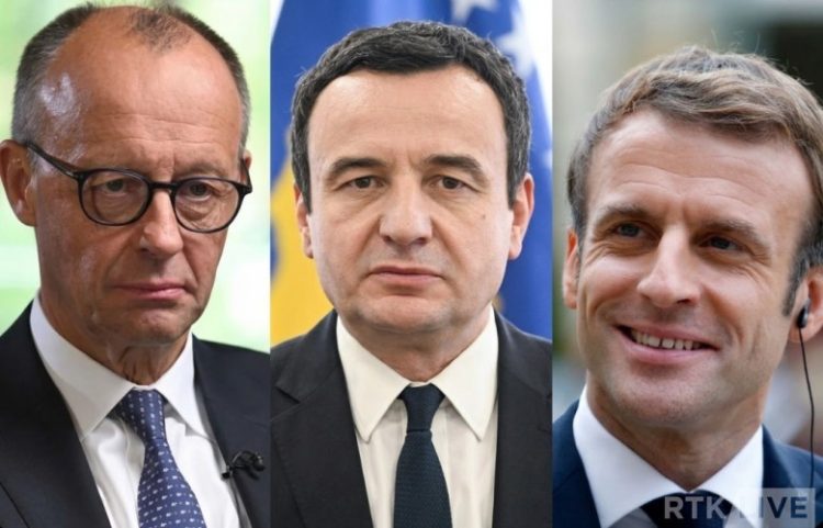 Merz e Macron urojnë Kurtin: Mbështesim integrimin në BE dhe dialogun