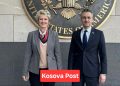 Ardita Sinani në ambasadën e SHBA-së në Beograd: Diskutuam pasivizimin e adresave të shqiptarëve