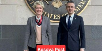 Ardita Sinani në ambasadën e SHBA-së në Beograd: Diskutuam pasivizimin e adresave të shqiptarëve