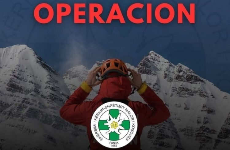Shoqata për Kërkim dhe Shpëtim nis operacion në Bjeshkët e Sharrit