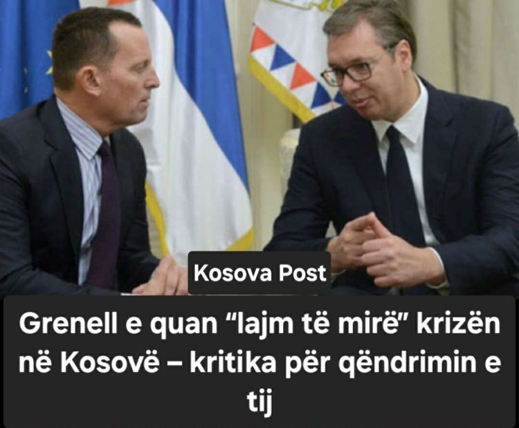Grenell e quan “lajm të mirë” krizën në Kosovë – kritika për qëndrimin e tij
