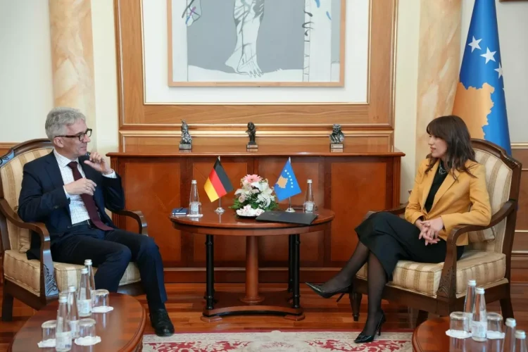 Haxhiu takon ambasadorin e Gjermanisë, diskutojnë për mbështetjen e vazhdueshme gjermane për institucionet e Kosovës