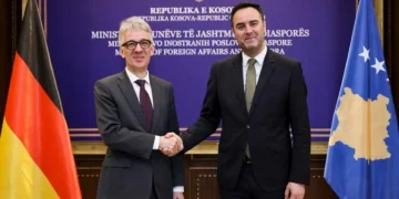 Konjufca takon ambasadorin gjerman, diskutojnë për dialogun dhe zhvillimet rajonale