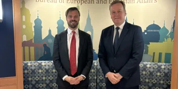 Sorensen pas takimit në DASh: Siguruam harmonizim për hapat përpara në dialogun Kosovë-Serbi