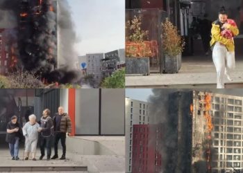 Zj@rr i madh në një ndërtesë në Tiranë, evakuohen banorët