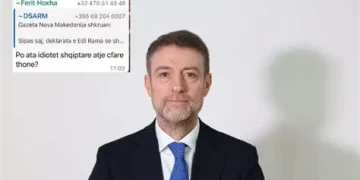 për… “Po ata idiotët”: Ferit Hoxhës i publikohen mesazhet ofenduese ndaj shqiptarëve në Maqedoni, PD-ja ia kërkon dorëheqjen