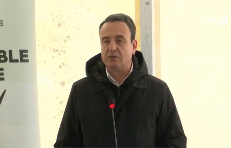 Kurti: Investimi në energji të pastër do të furnizojë 45 mijë familje