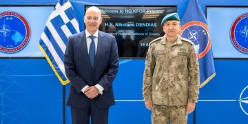 Ulutash takon ministrin grek të Mbrojtjes, flasin për situatën e sigurisë në Kosovë