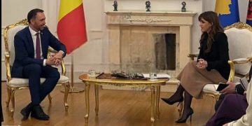 Haxhiu pret në Presidencë ministrin e Jashtëm belg, Maxime Prévot