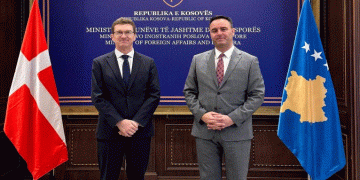 Konjufca e diplomati danez diskutojnë për zgjerimin e bashkëpunimit