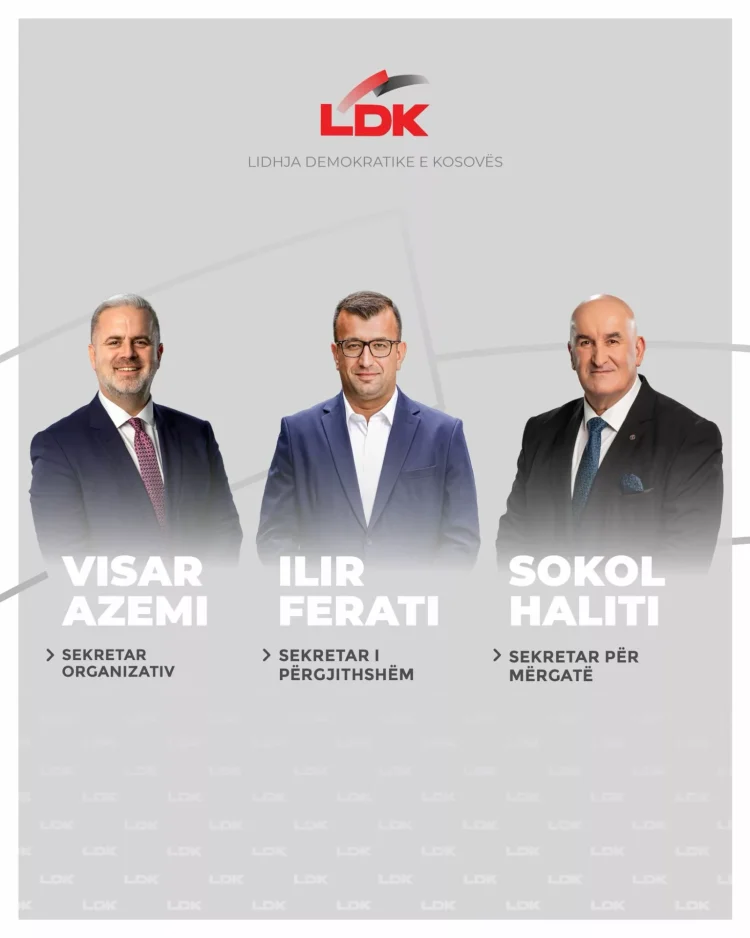 Abdixhiku fillon reformën në LDK, emëron tre zyrtarë në pozita të larta