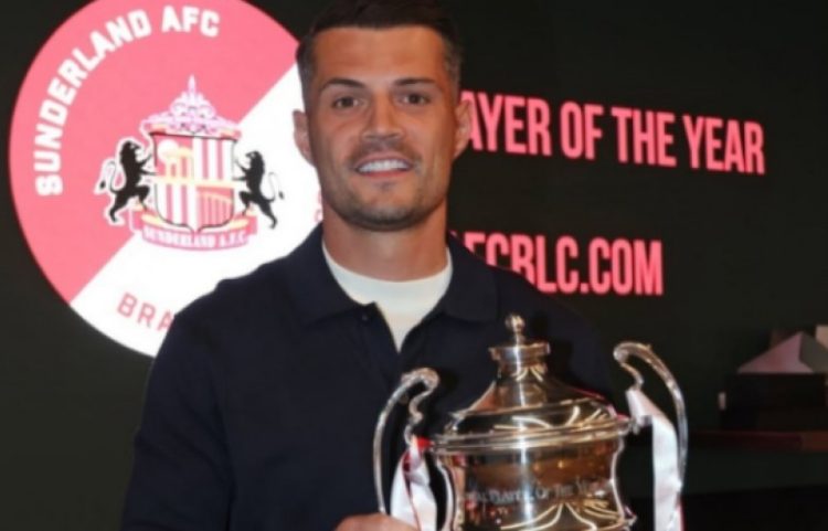 Granit Xhaka shpallet lojtari i sezonit te Sunderlandi