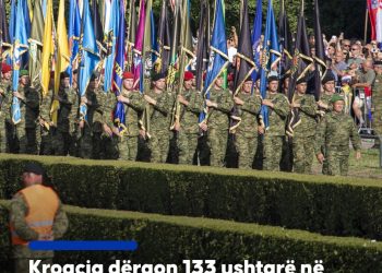 Kroacia dërgon 133 ushtarë në misionin e KFOR-it në Kosovë