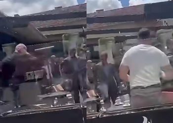 Publikohen pamje nga vendi ku ndodhi përleshja mes Lushtakut dhe Mehanit të VV-së (VIDEO)
