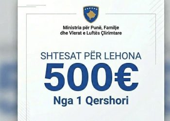 Rriten shtesat për lehona nga 325 euro në 500 euro