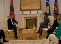 Haxhiu pret në takim ministrin e Jashtëm të Shqipërisë, Ferit Hoxha