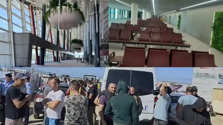 Bllokohet puna në aeroportin e Vlorës