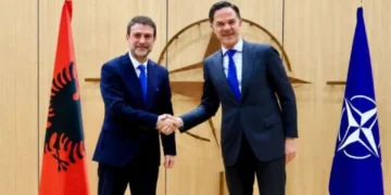 Hoxha takim me Rutte: NATO më e rëndësishme se kurrë, Shqipëria aleate e besueshme
