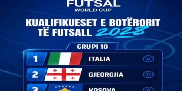 Kosova mëson rivalët për Botërorin 2028 në futsall