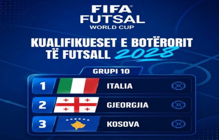 Kosova mëson rivalët për Botërorin 2028 në futsall