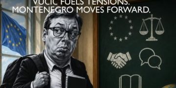 Pas incidentit në Tivat, Demokratët Evropianë akuzojnë Vuçiqin për retorikë nacionaliste dhe presion ndaj Malit të Zi
