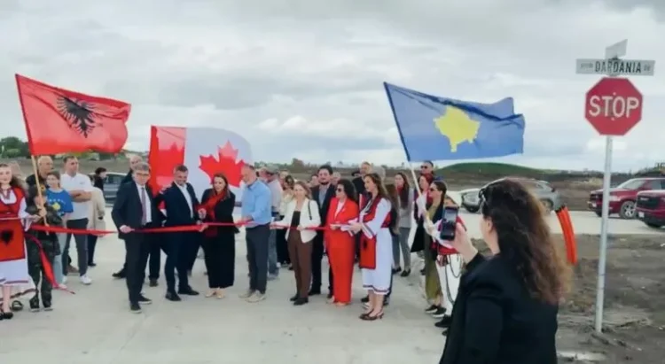 Një rrugë në Kanada merr emrin “Dardania Drive”