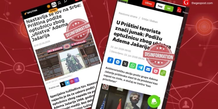 Media ruse me dezinformata tentojnë të shtrembërojnë faktet për krimet ndaj familjes Jashari