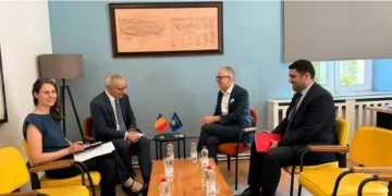 Vitia takon ambasadorin belg, diskutojnë për bashkëpunimin në sektorin e shëndetësisë