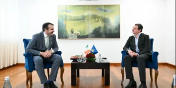 Kurti pret ambasadorin jo-rezident të Irlandës, uron Presidencën e BE-së