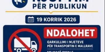 Edhe të dielën kufizohet qarkullimi i kamionëve mbi 20 tonë në autoudhë