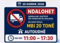 Kufizimet për kamionët në autoudhë vazhdojnë edhe nesër