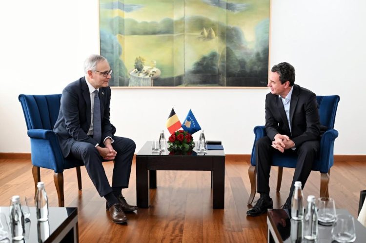 Kurti pret në takim lamtumirës ambasadorin e Belgjikës